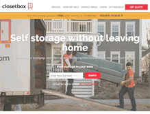 Tablet Screenshot of closetbox.com